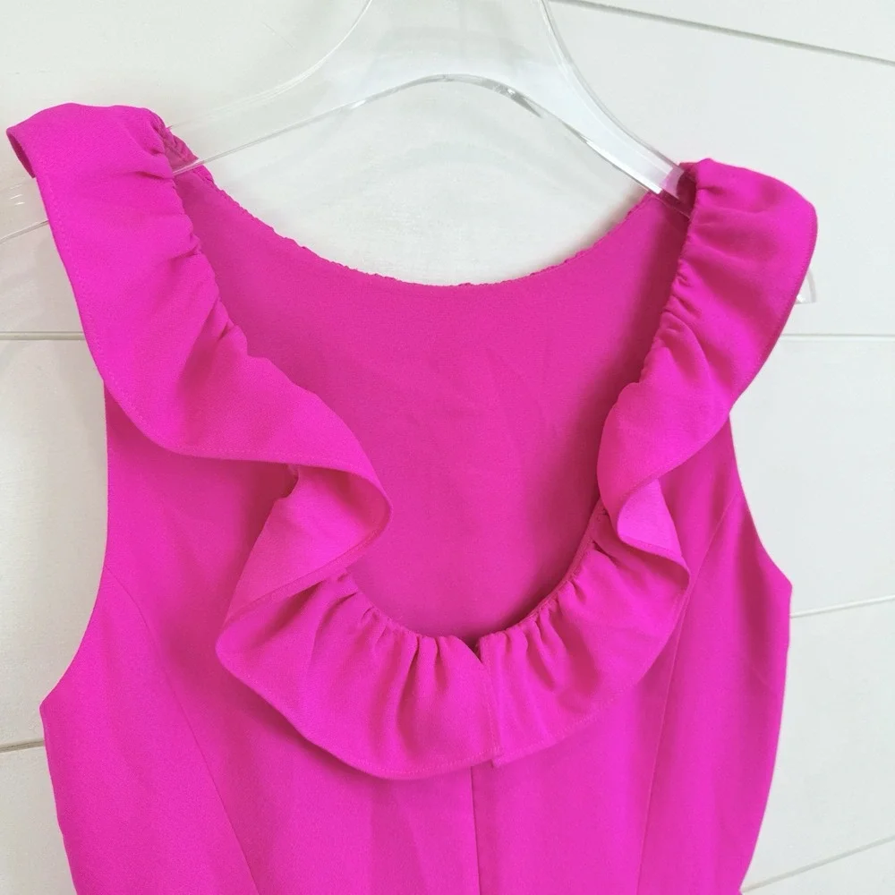 Kate Spade Scenic Route Ruffle Mini Dress Women‎ 4 Boganvilea